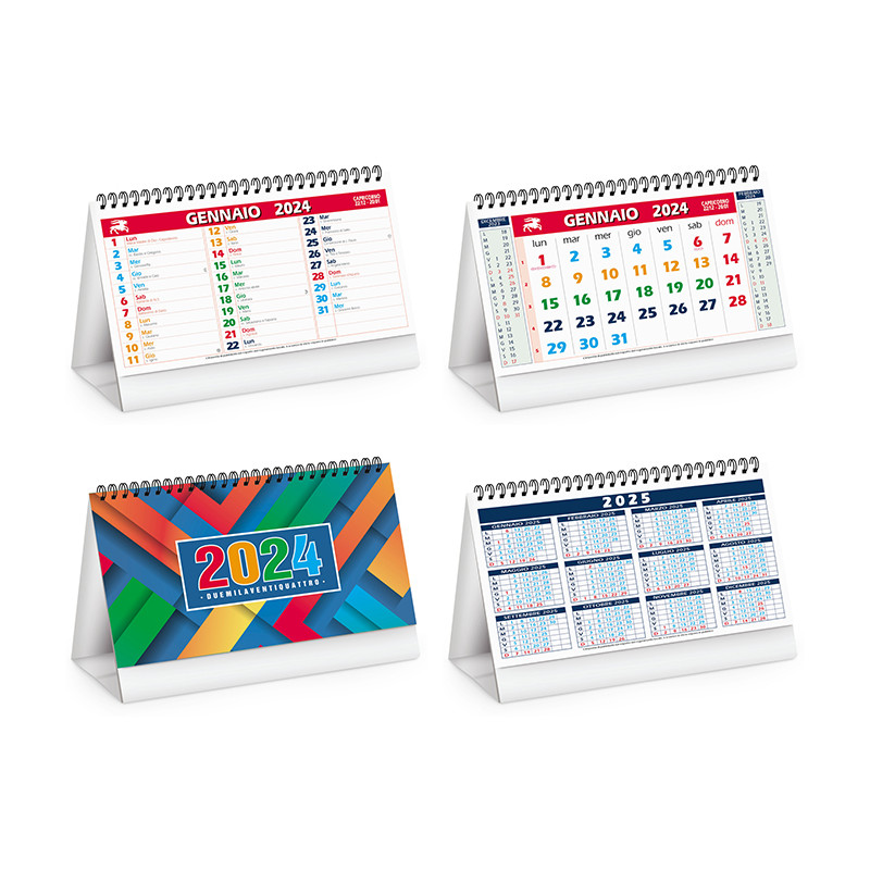 Calendario da tavolo classico multicolor pa705