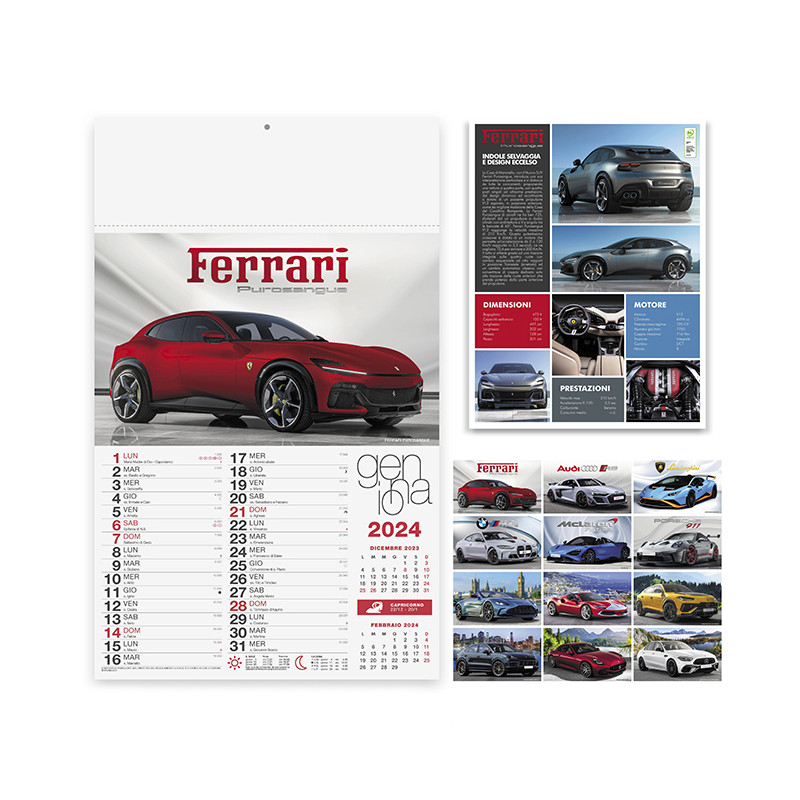 Calendario Auto sportive pa162