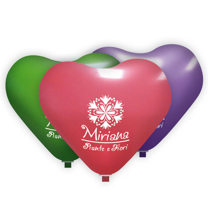 25" Pallone Cuore personalizzabile