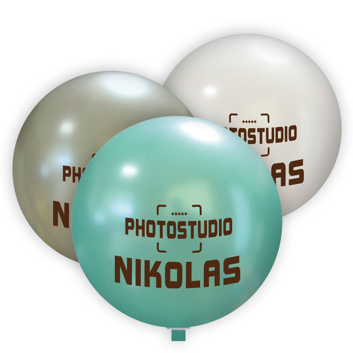 32" Pallone Metallizzato Round personalizzabile