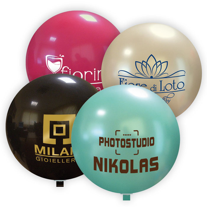 Palloncini giganti personalizzati con la tua stampa pubblicitaria