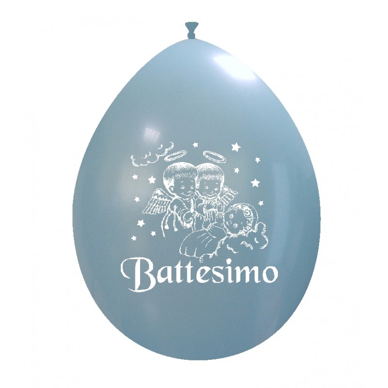 10" Battesimo Angeli Celeste