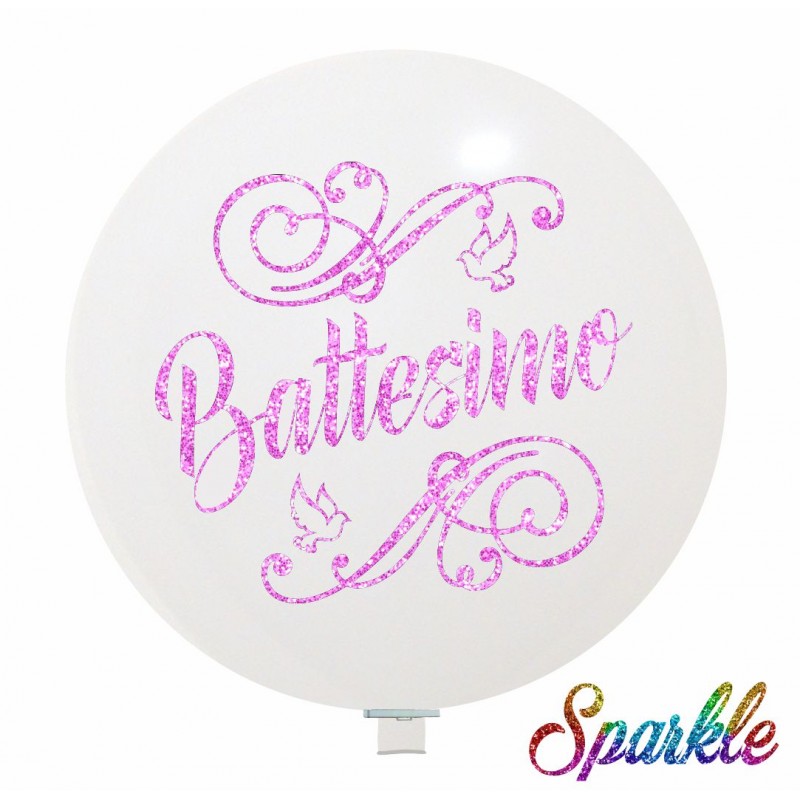 32" - Battesimo (Sparkle) Fucsia