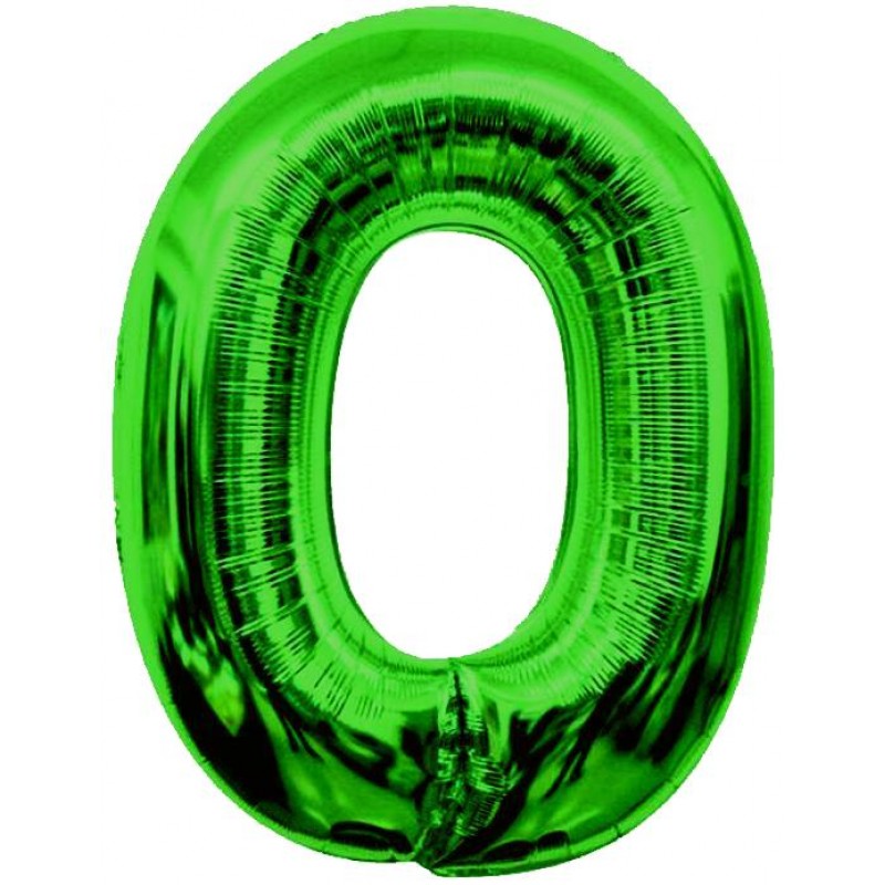 40" Numero 0 Verde