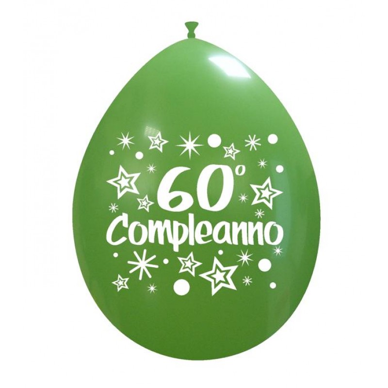 10" 60° Compleanno