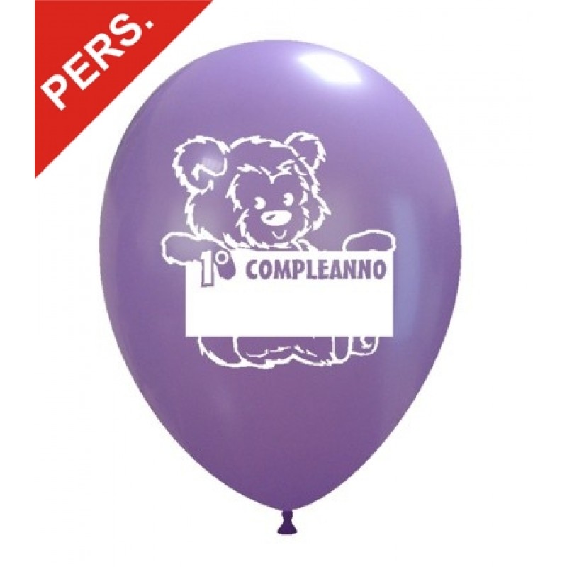 12" 1° Compleanno Personalizzabile