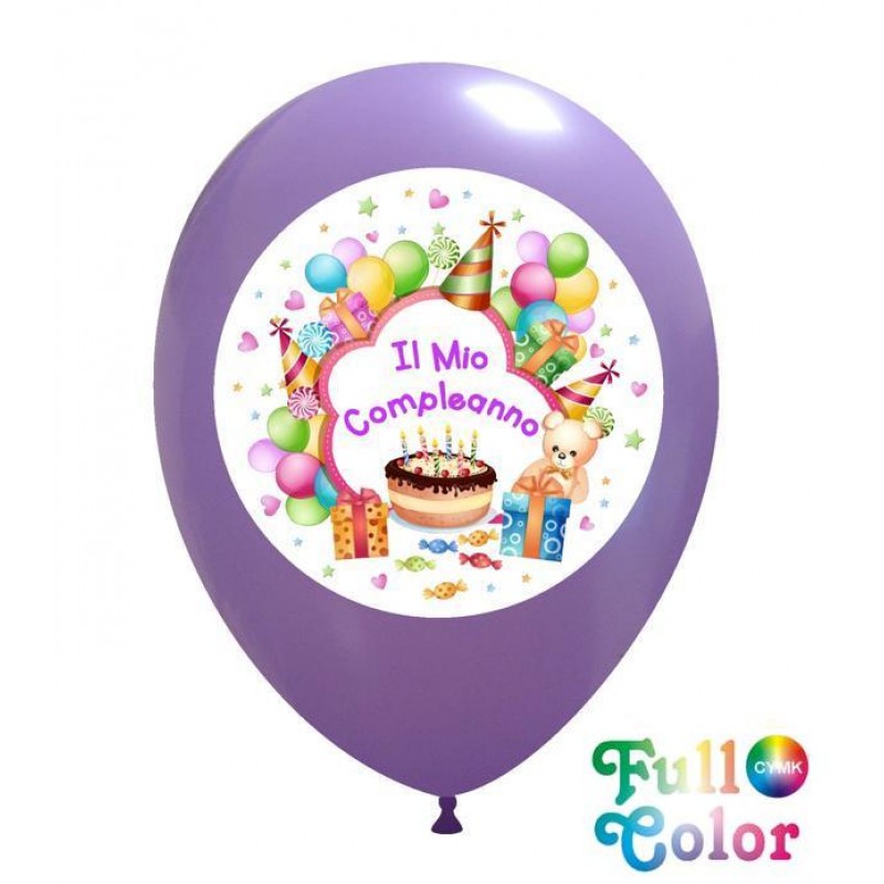 12" Il Mio Compleanno - Full Color (CMYK)