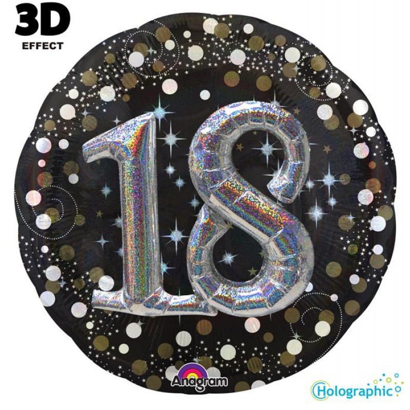 18 Compleanno Scintillante Multi-Balloon (32”)