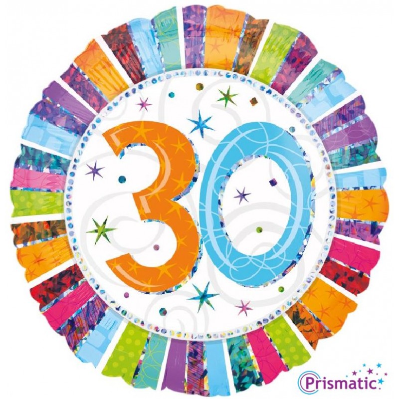 30 Radiant Birthday (18”)