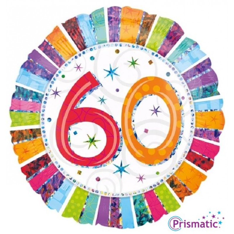 60 Radiant Birthday (18”)