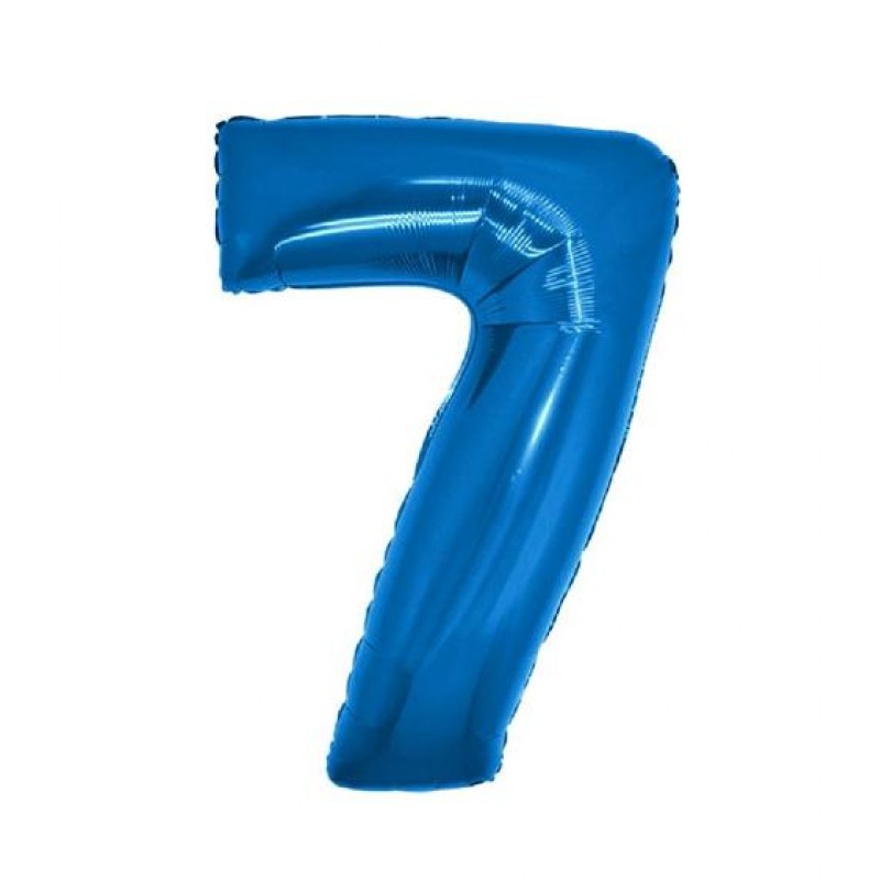 14" Numero 7 Blu