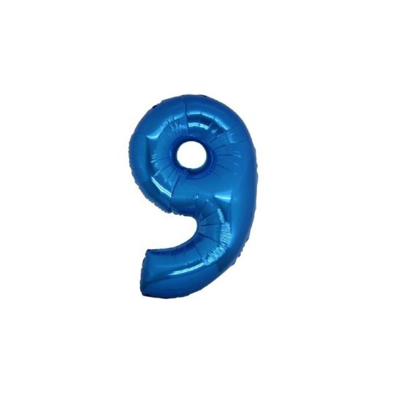 7" Numero 9 Blu