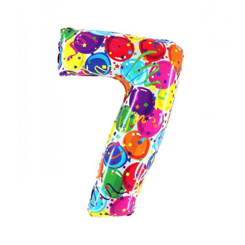 Medium Numero "7" Decorated