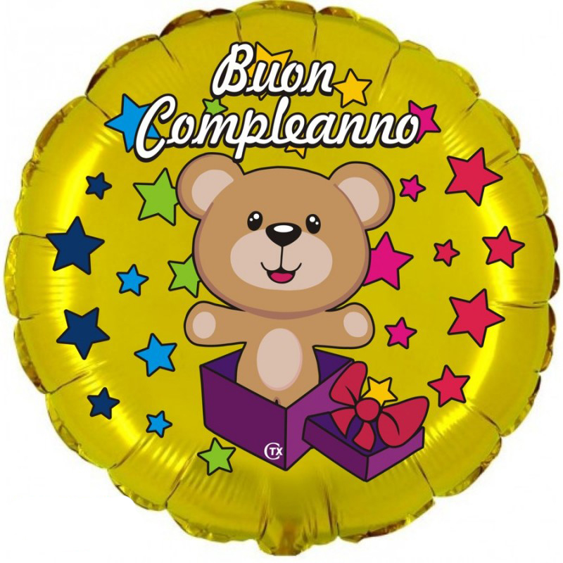 Buon Compleanno Orsetto (18”)