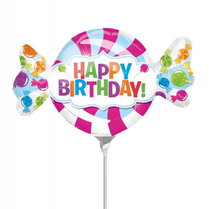 Happy Birthday Caramella Minishape (13”)