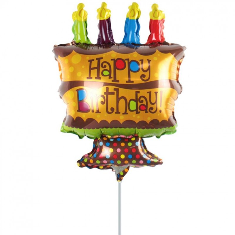 Happy Birthday Torta MiniShape (14”)