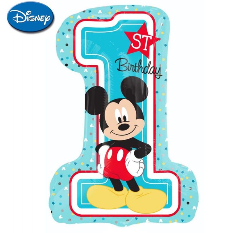 Mickey 1st Birthday XL® SuperShapes™ (35”)