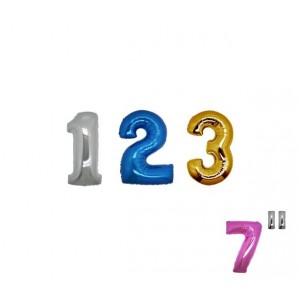 Palloncini compleanno numeri piccoli