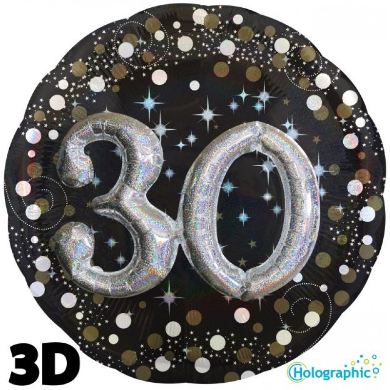 30 Compleanno Scintillante Multi-Balloon (32”)