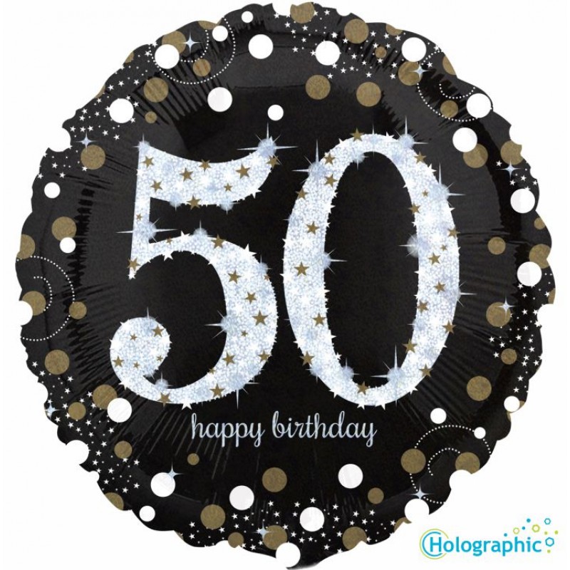 50 Compleanno Scintillante (18”)