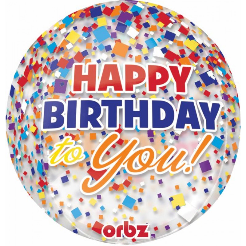 Happy Birthday - Orbz (16")