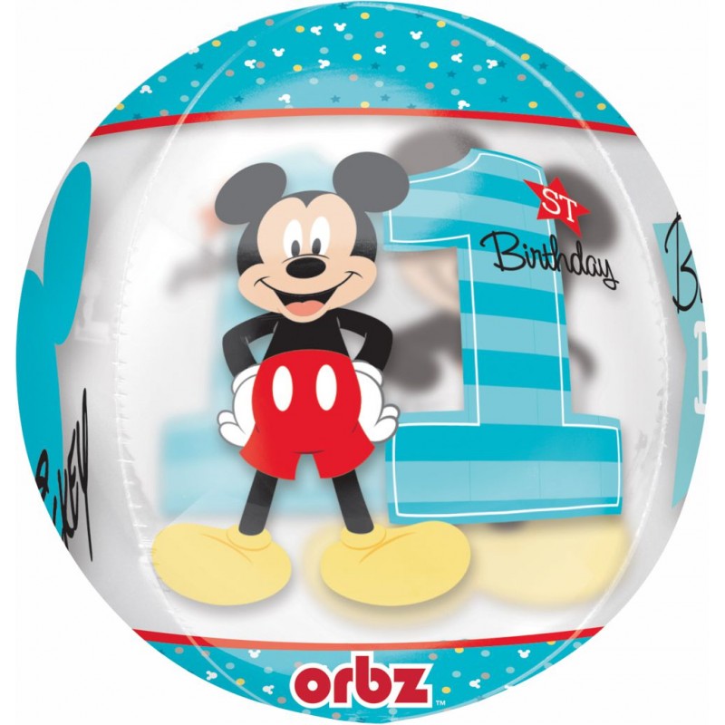 Mickey Primo Compleanno - Orbz (16")