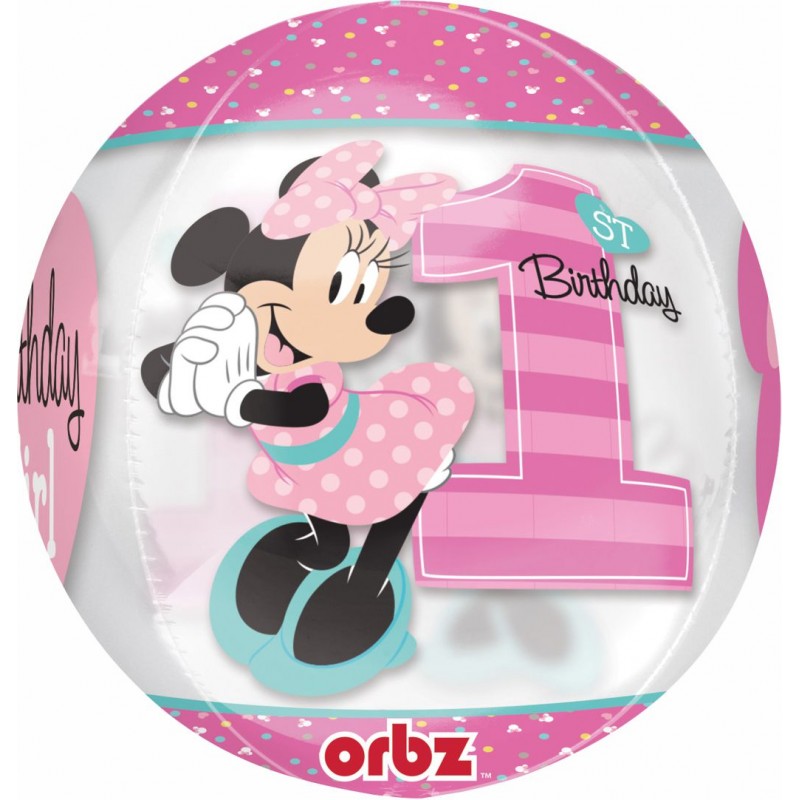 Minnie Mouse Primo Compleanno - Orbz (16")