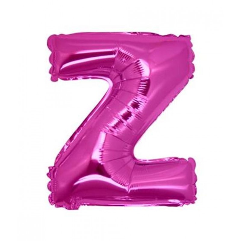 14" Lettera Z Fucsia