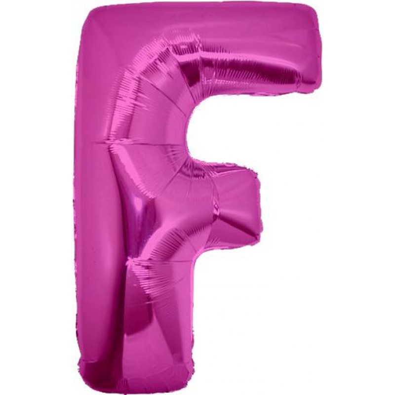 40" Lettera F Fucsia