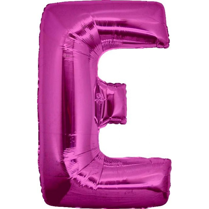 40" Lettera E Fucsia