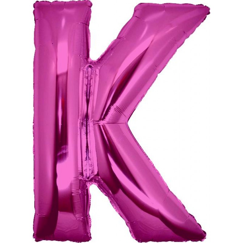 40" Lettera K Fucsia