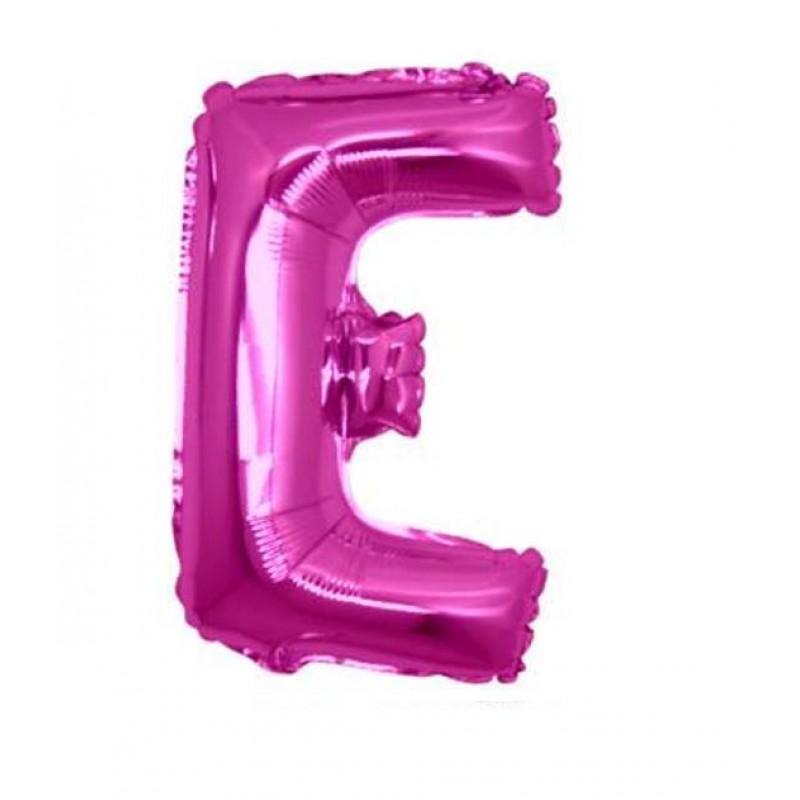 14" Lettera E Fucsia