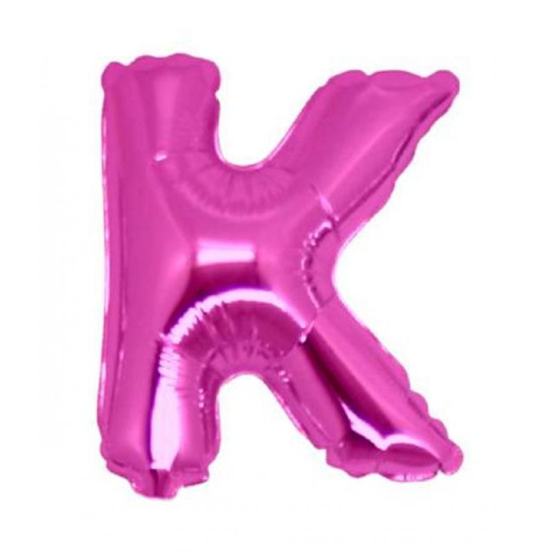 14" Lettera K Fucsia