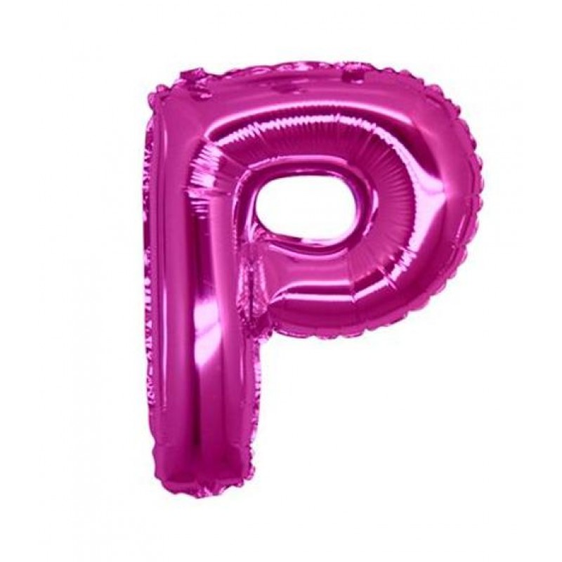 14" Lettera P Fucsia