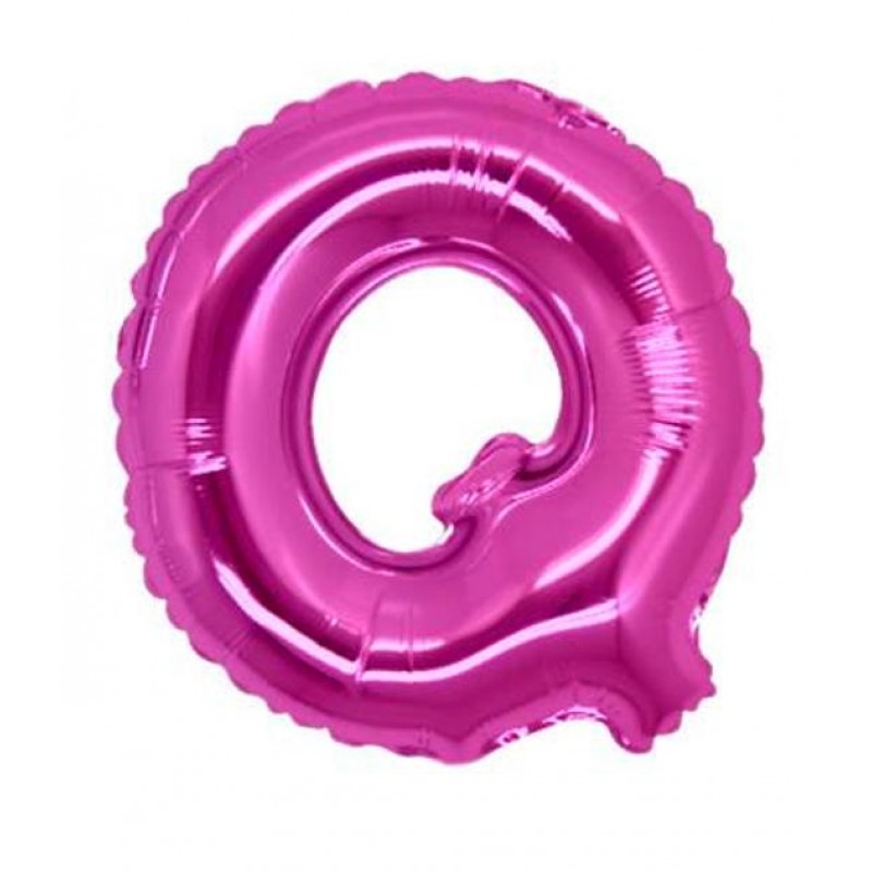 14" Lettera Q Fucsia