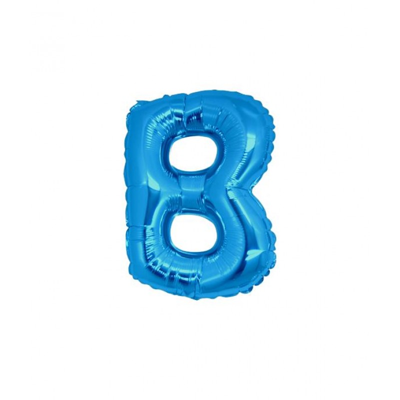 7" Lettera B Blu