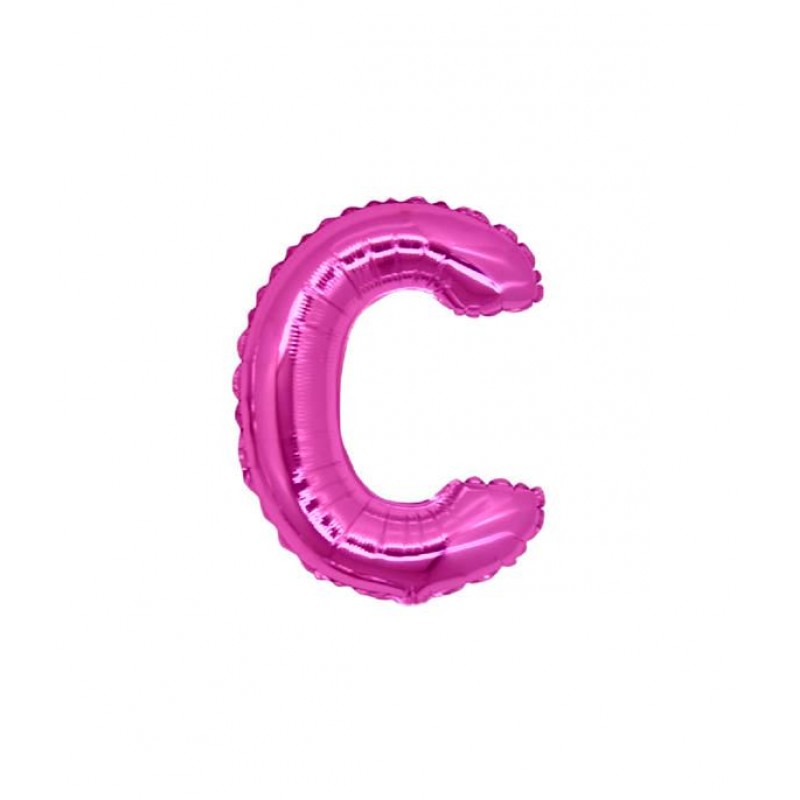 7" Lettera C Fucsia