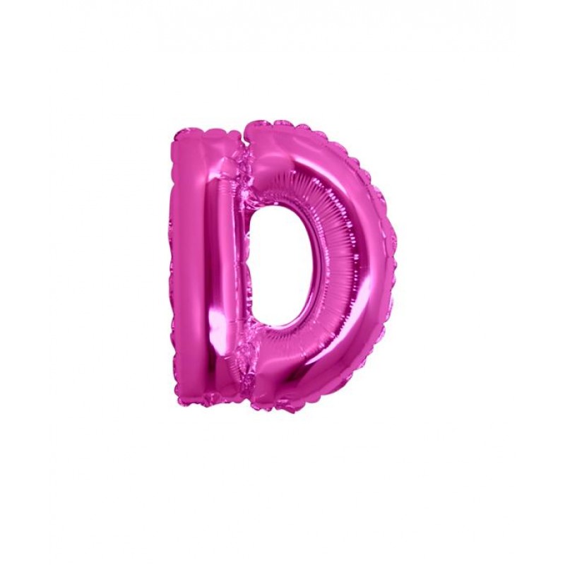 7" Lettera D Fucsia