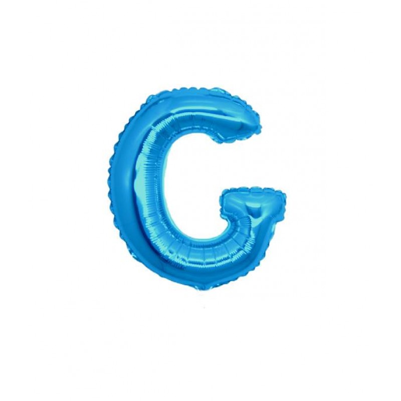 7" Lettera G Blu