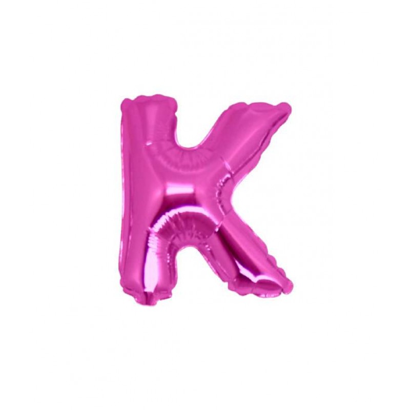 7" Lettera K Fucsia