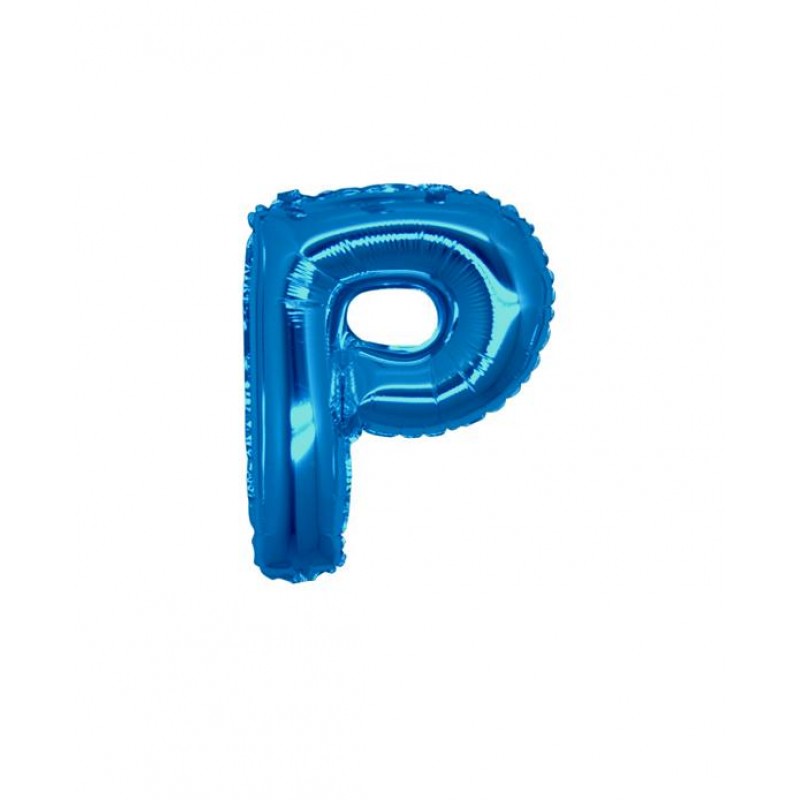 7" Lettera P Blu