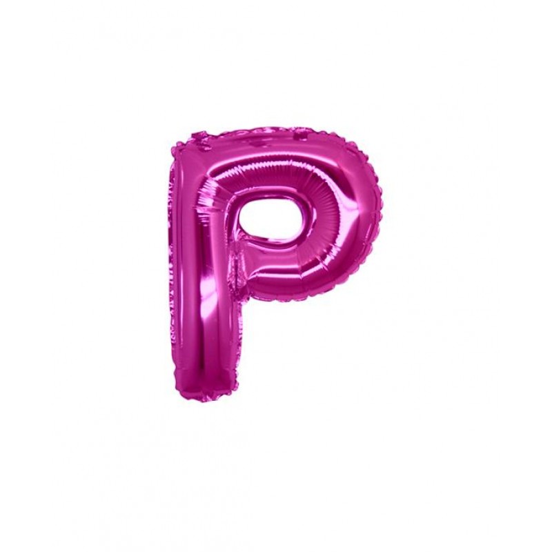 7" Lettera P Fucsia