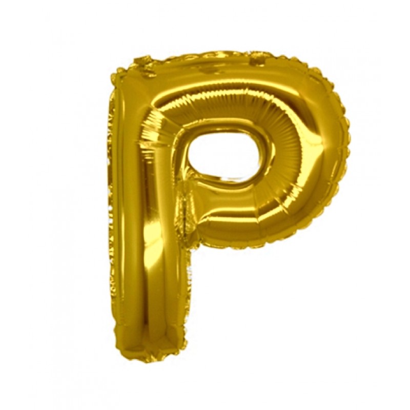 7" Lettera P Oro