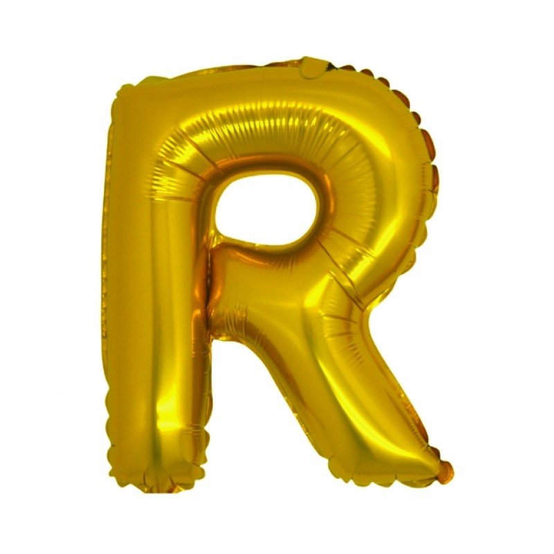 7" Lettera R Oro