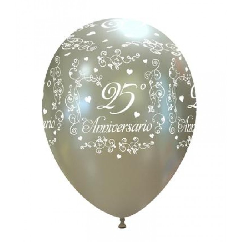 12" 25° Anniversario elegante