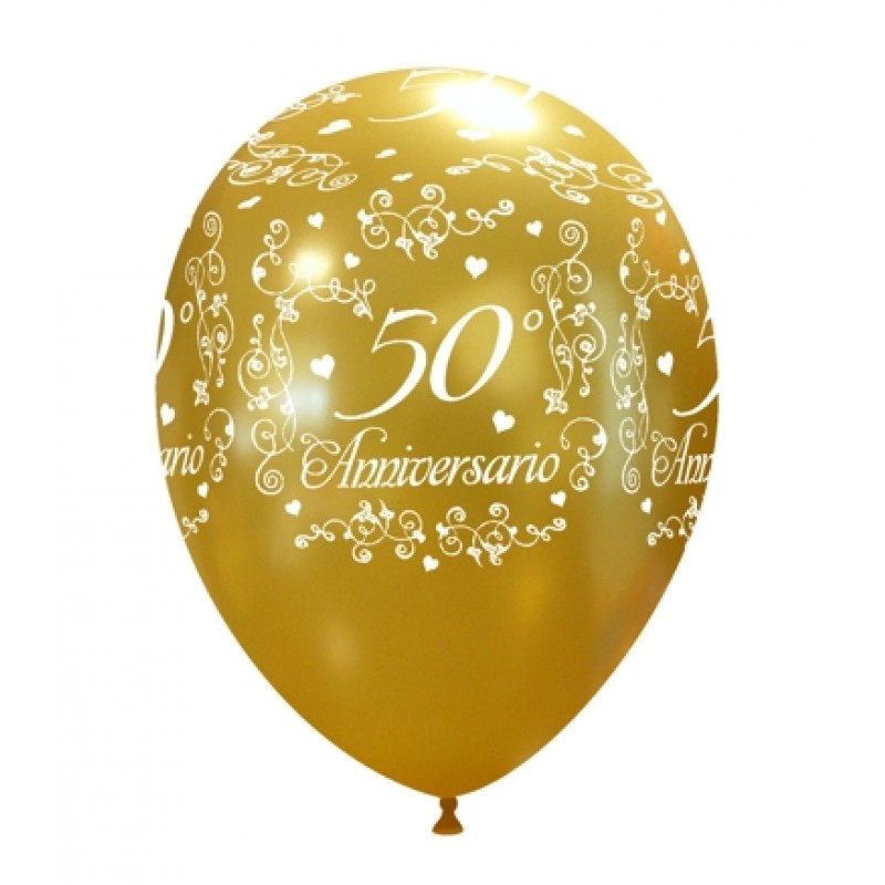 12" 50° Anniversario elegante