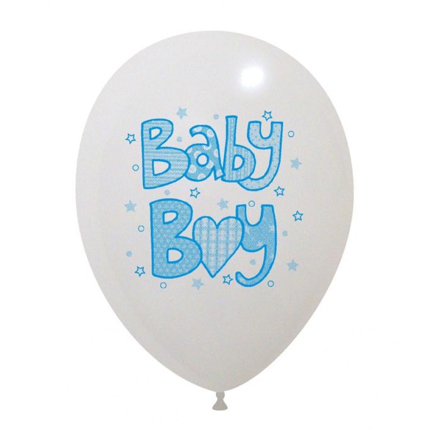Palloncini Decorati 12" Baby Boy