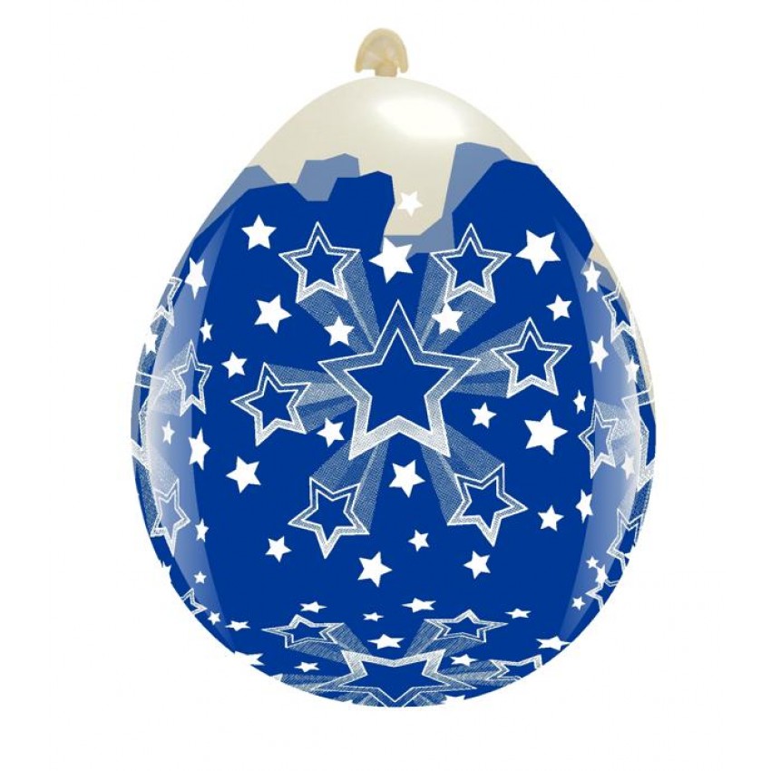 Palloncini Decorati 18" Stelle Sfumate