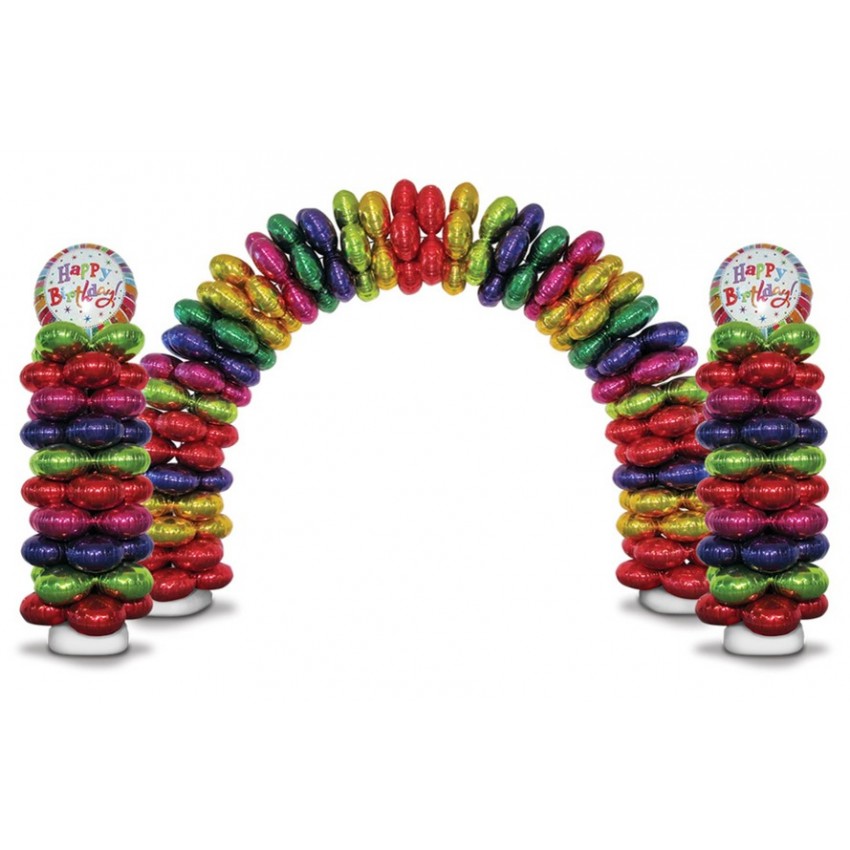 Palloncini Mylar 4 Ball Cluster (35”)