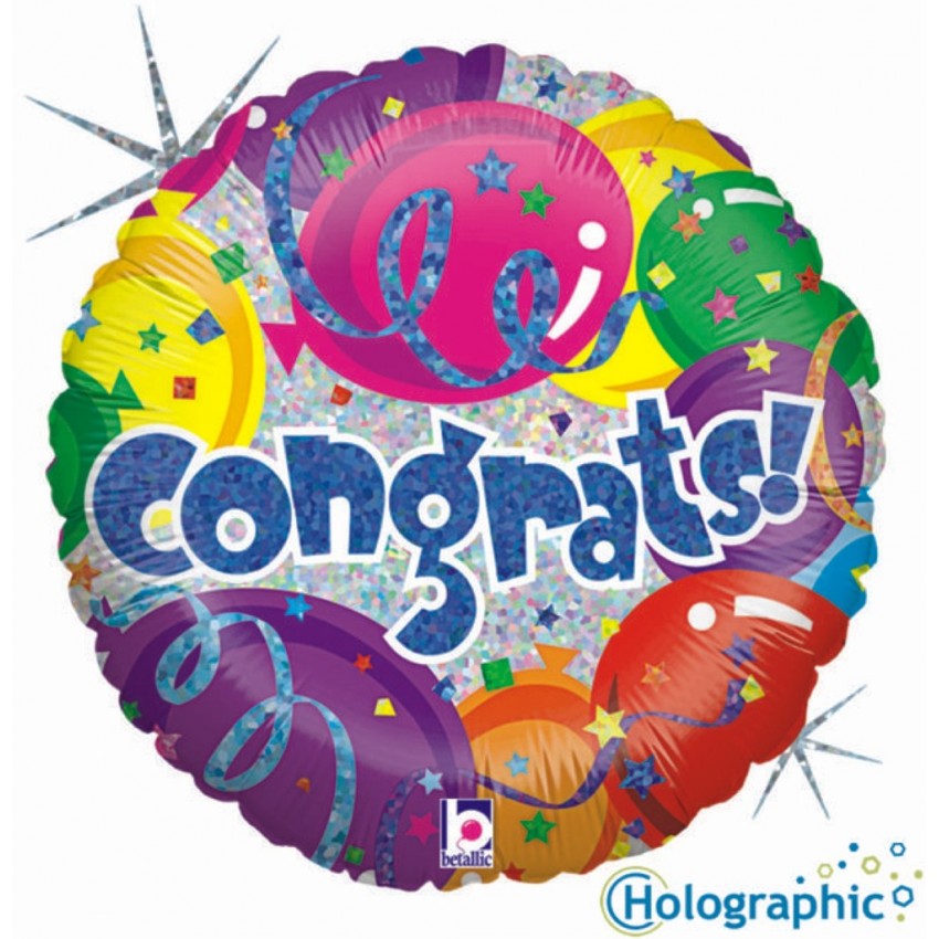 Palloncini Mylar Congrats (18”)